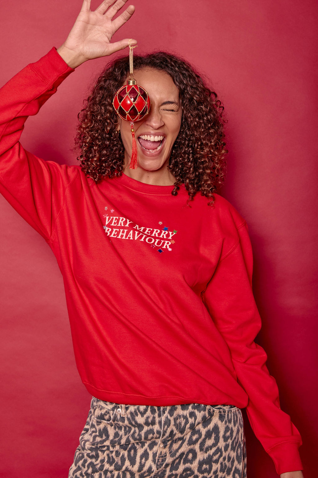 Very Merry Behaviour Christmas Sweatshirt