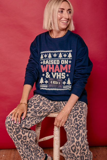 Fair Isle Style Wham! Christmas Sweatshirt