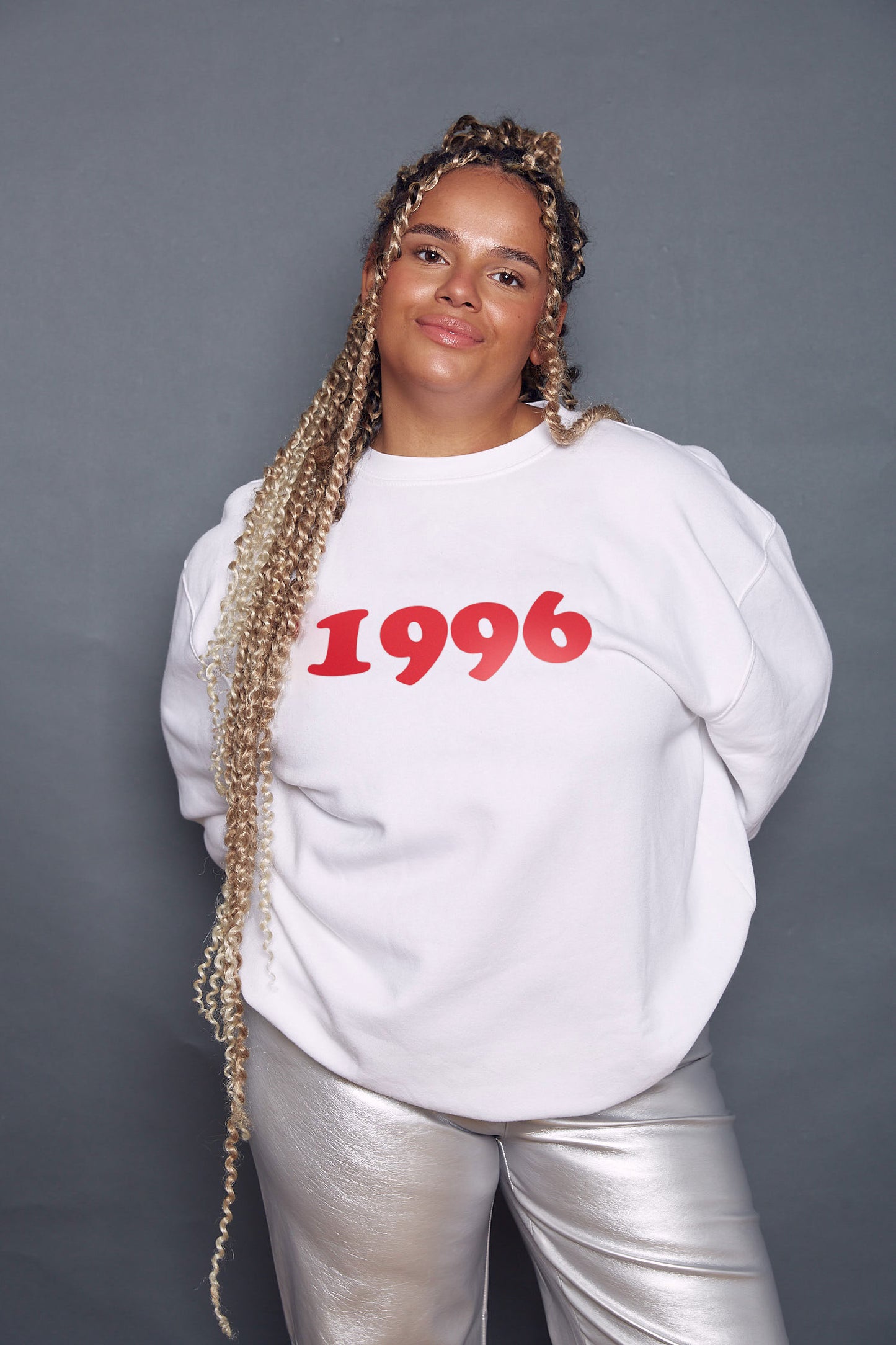 Retro Font Personalised Year Sweatshirt