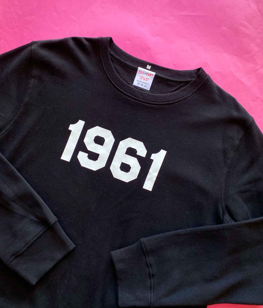 M Black 1961 Year Sweatshirt SALE