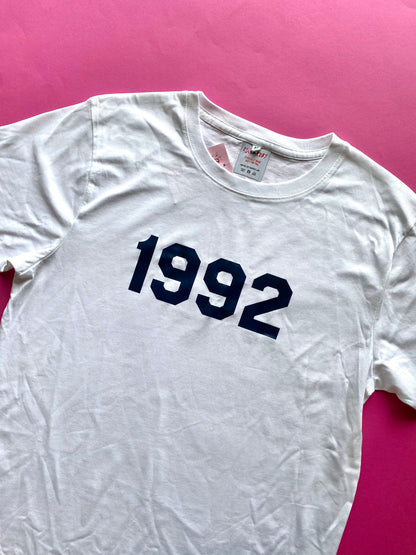 M 1992 White Year T-Shirt