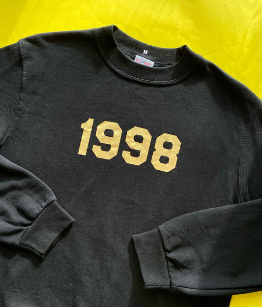 M Black Gold 1998 Year Sweatshirt SALE