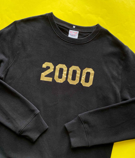 M Black Gold 2000 Year Sweatshirt SALE