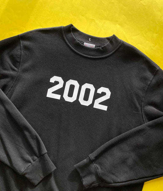 L Black 2002 Year sweatshirt SALE