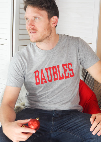 Men's Baubles Christmas T shirt
