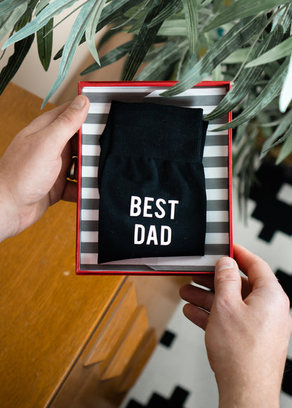 Best Dad Wedding Socks