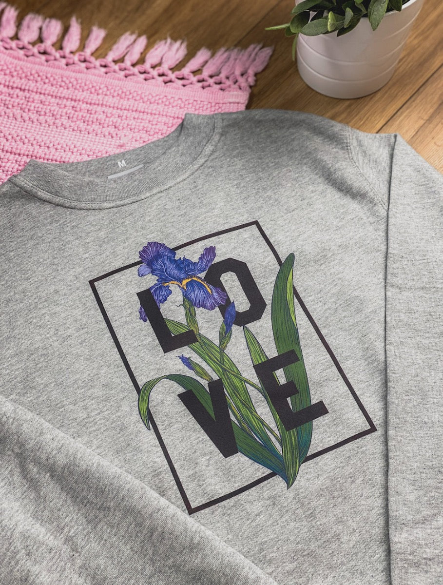 LOVE Birth Flower Sweatshirt