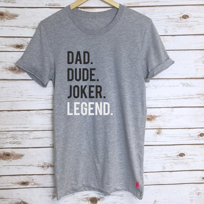 Personalised Legend Dad Tshirt