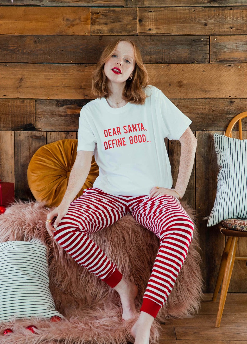 Dear Santa Define Good Christmas Pyjama Set