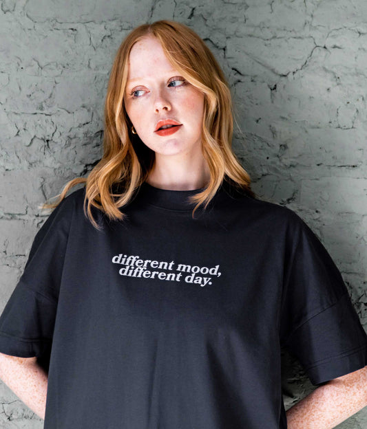 Different Mood, Different Day Drop Shoulder T-Shirt
