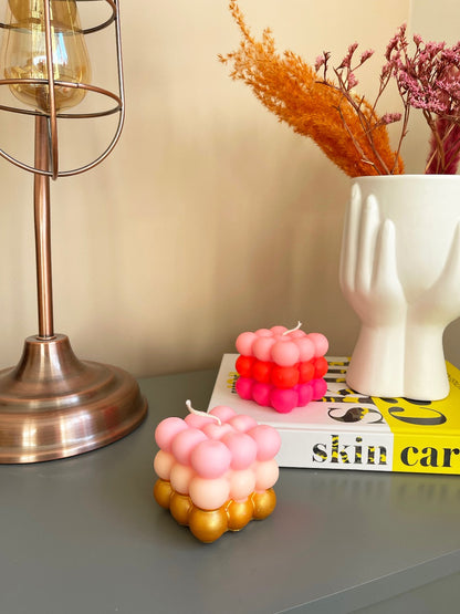 Dip Dye Bubble Candle
