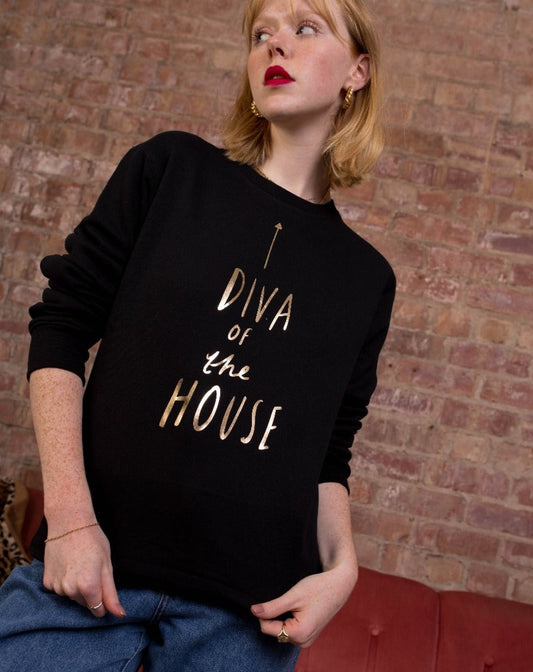 Gold Diva Of The House Sweatshirt