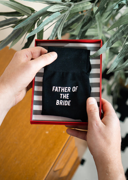Father Of The Bride Wedding Socks