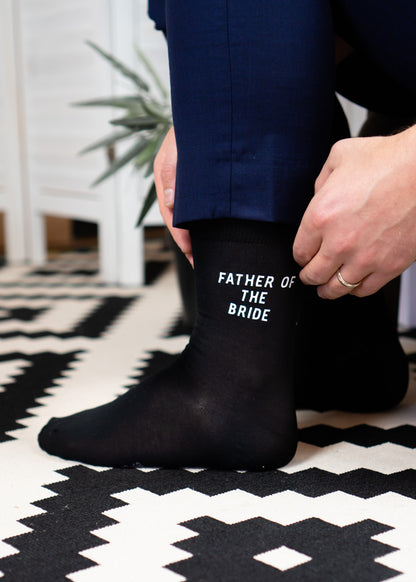 Father Of The Bride Wedding Socks