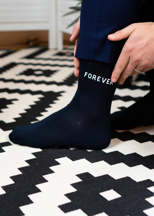 Always And Forever Wedding Socks