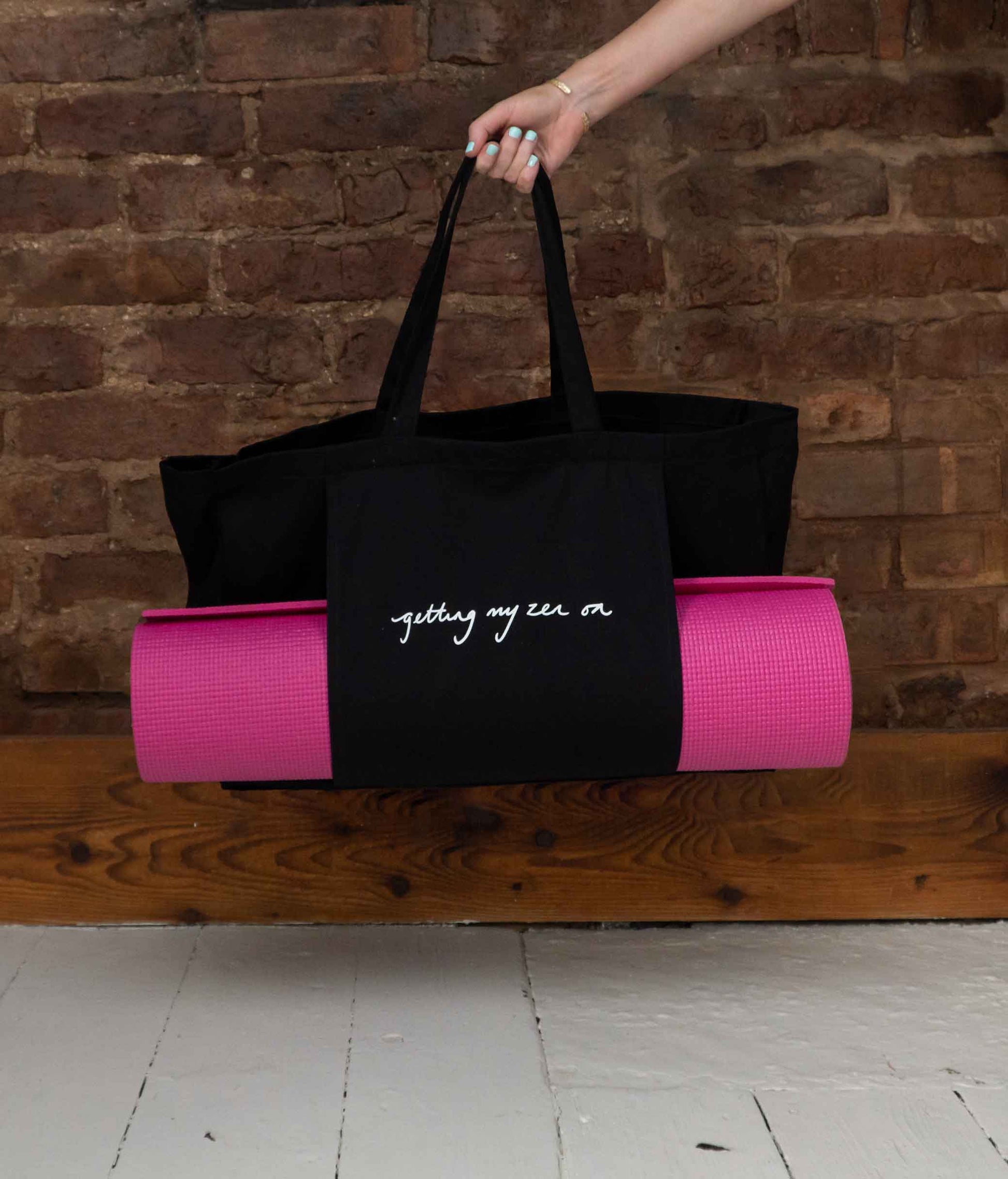 We're NUTS about yoga! tote bag | Boxmoor Yoga