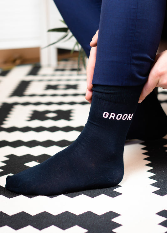 Groom' Wedding Day Socks