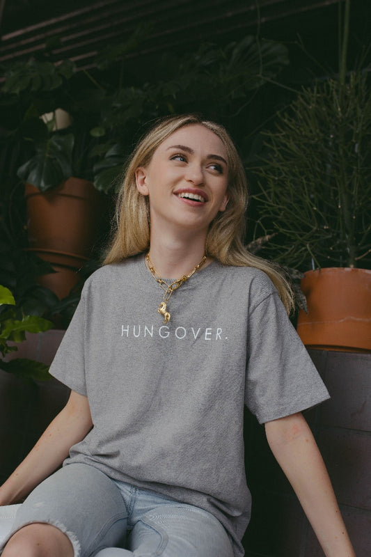 Hungover Slogan T-Shirt