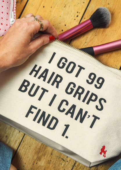 99 Hair Grips Make Up Bag