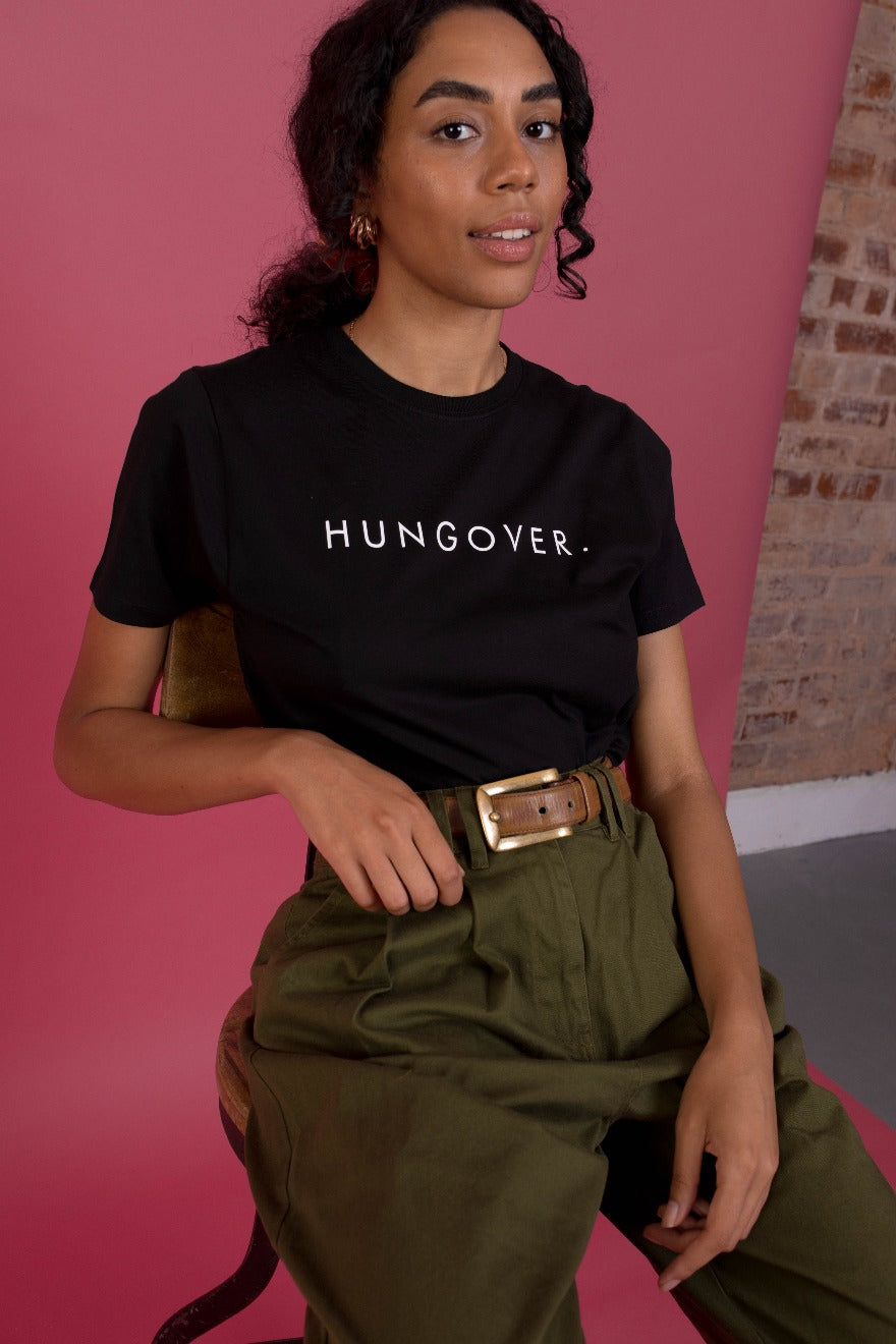 Hungover Slogan T-Shirt