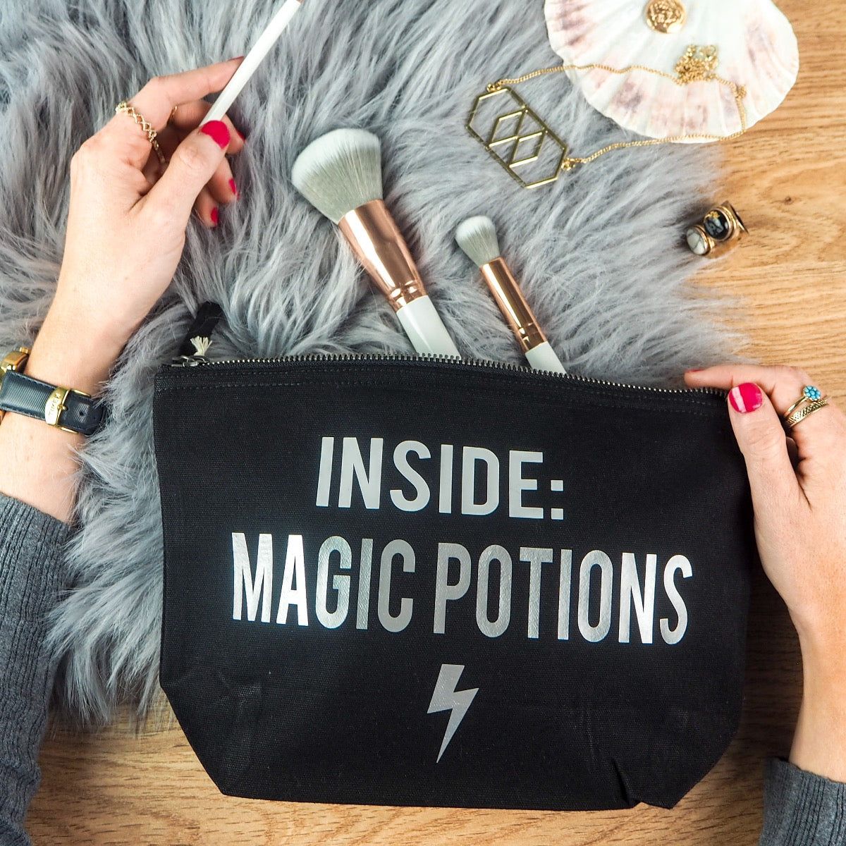 Inside Magic Potions Make Up Bag