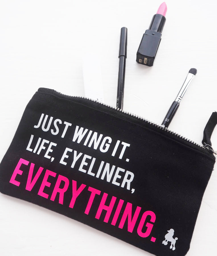 Just Wing It Make Up Bag