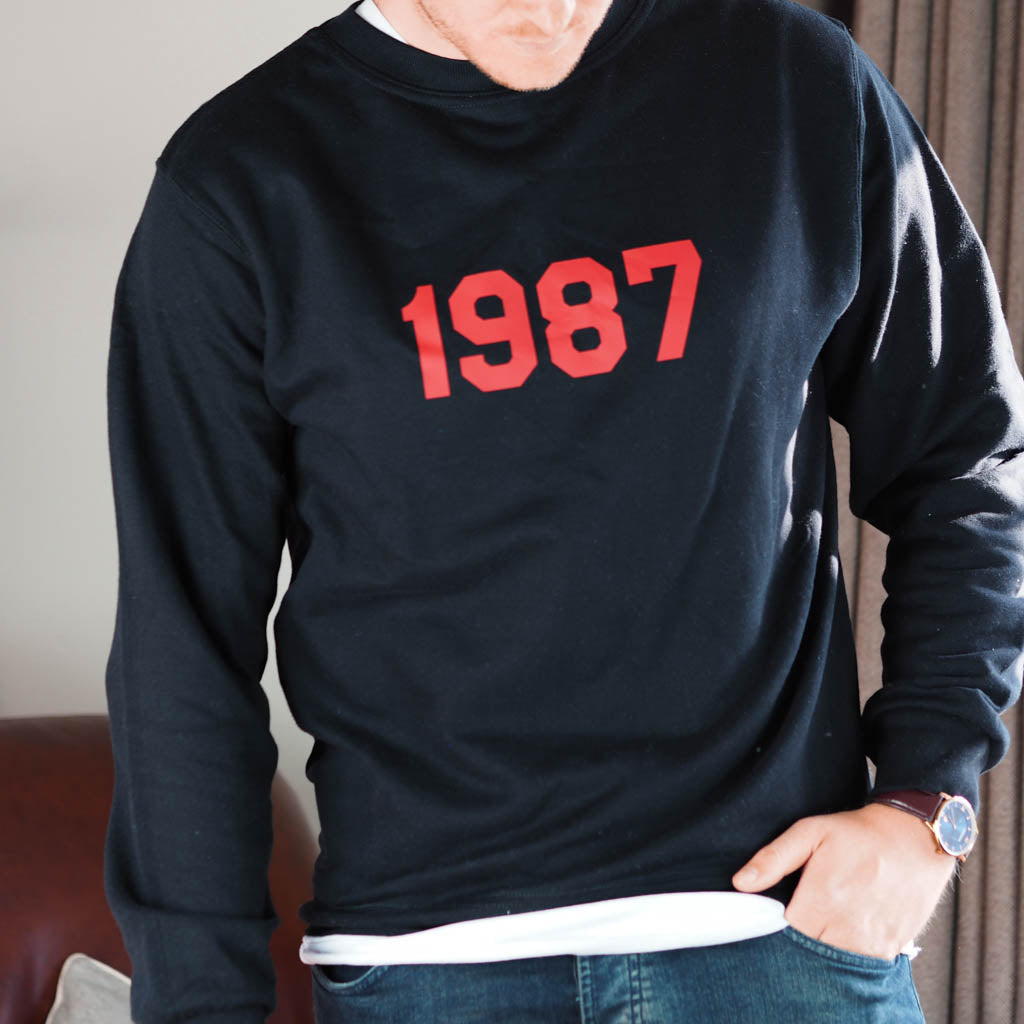 Men's Personalised Year Sweatshirt