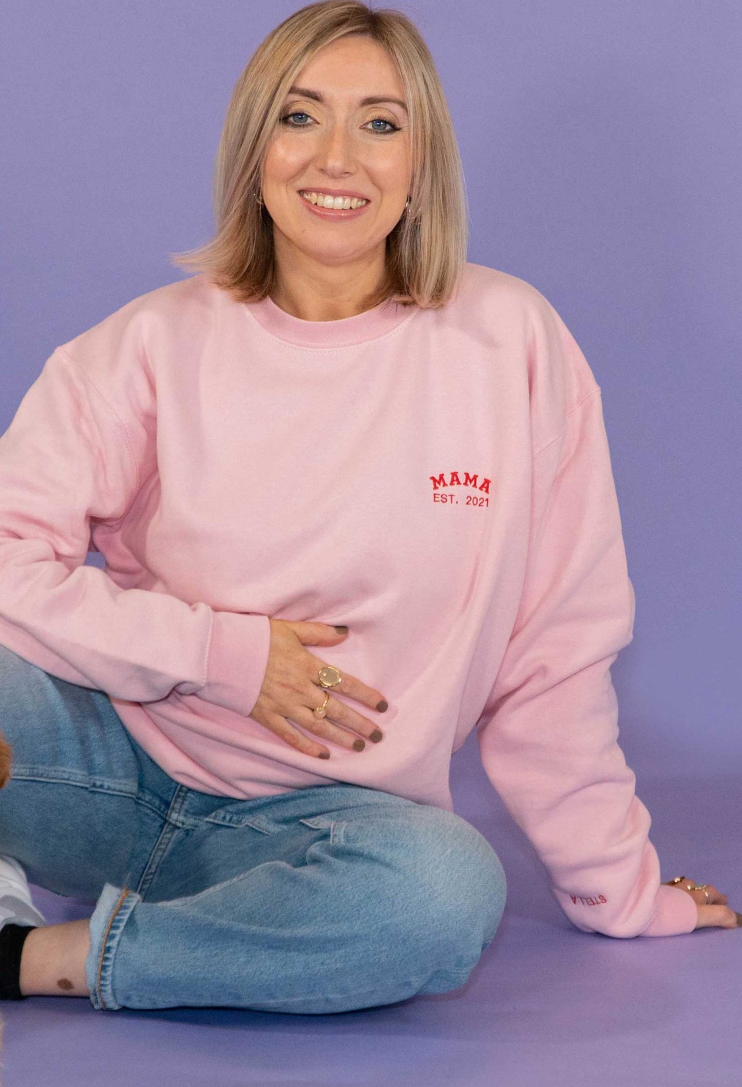 Personalised Mama Est Year sweatshirt