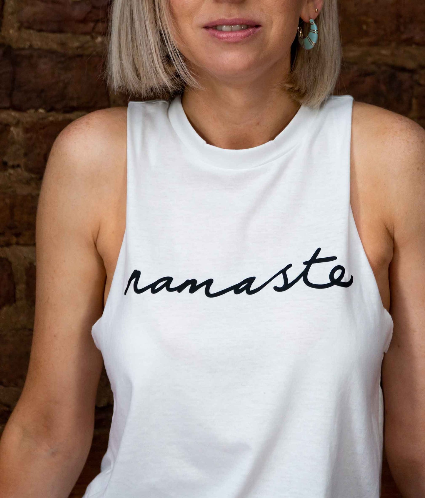 Namaste Slogan Yoga Vest