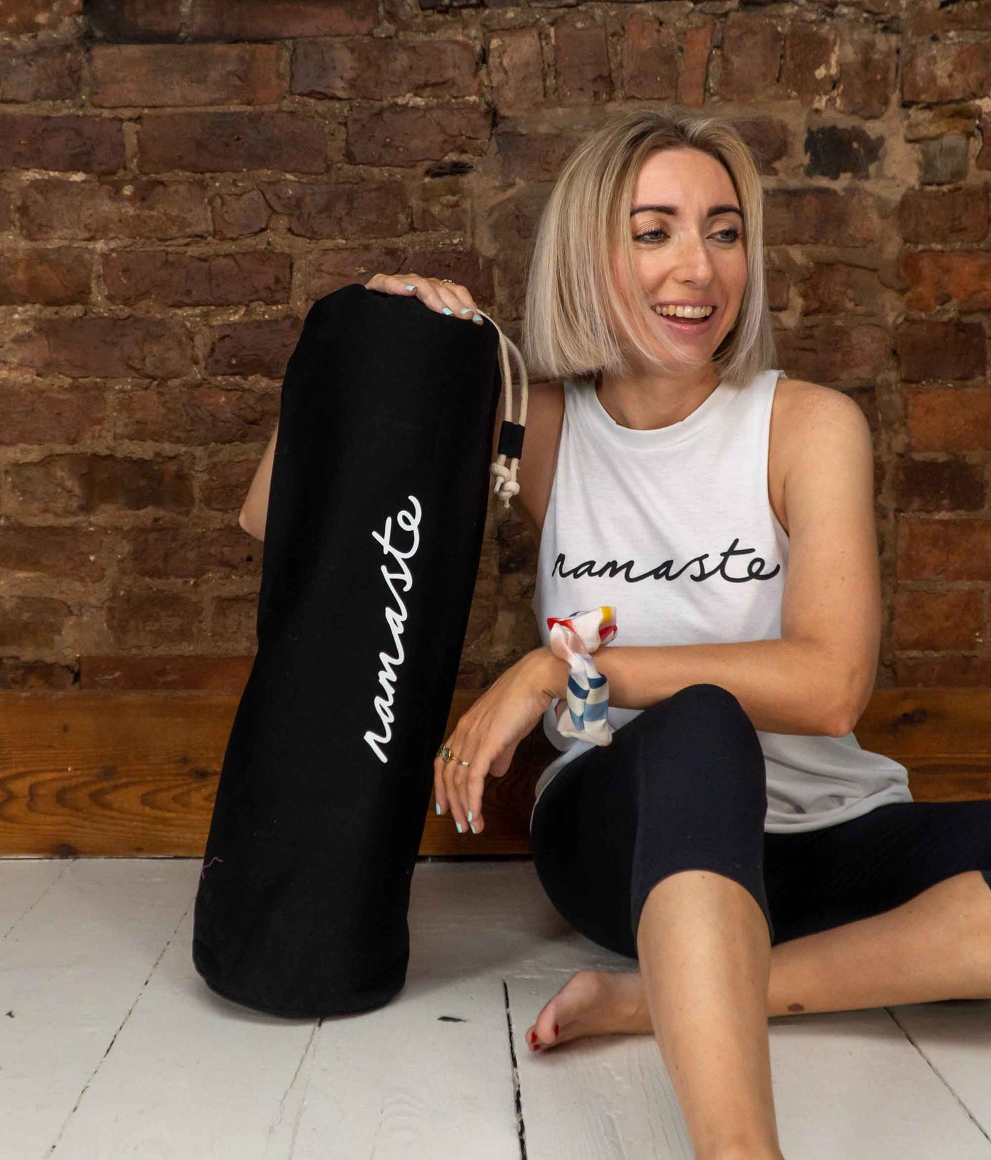 Namaste Slogan Yoga Mat Bag