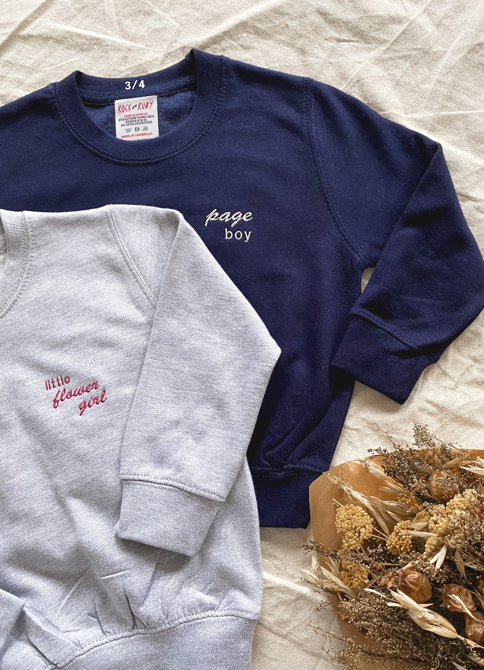 Children's Page Boy Embroidered Sweatshirt
