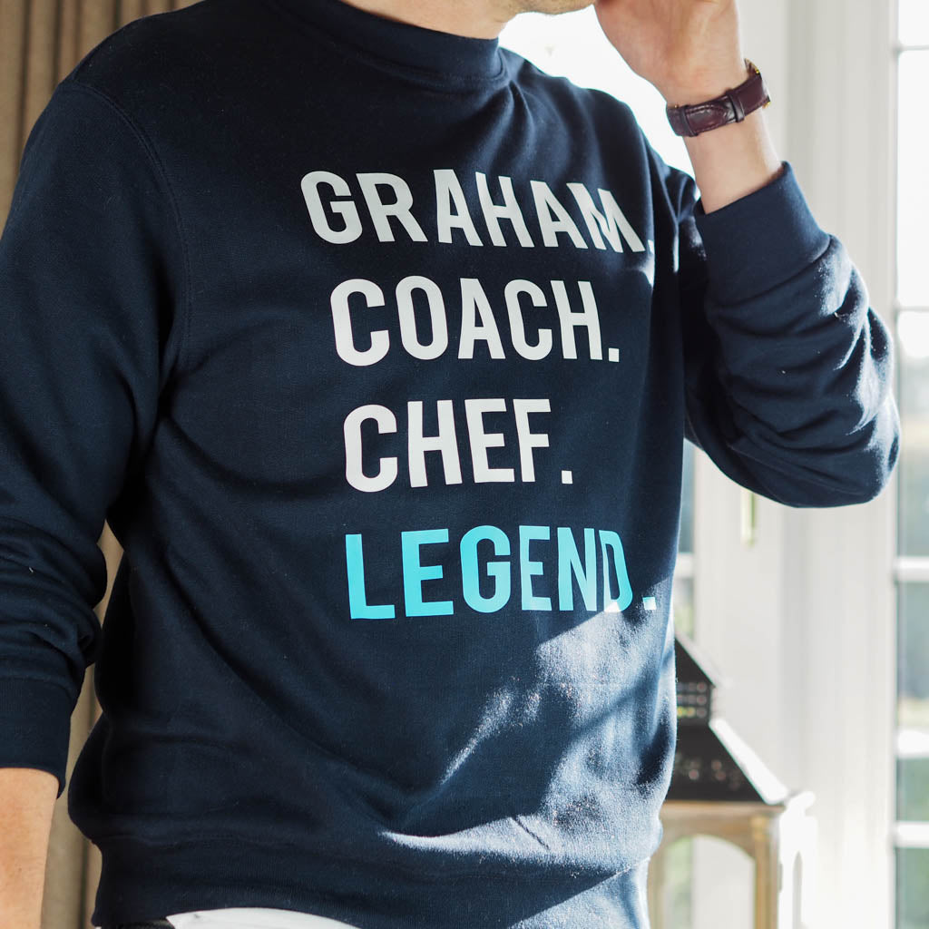 Mens personalised Legend Sweatshirt