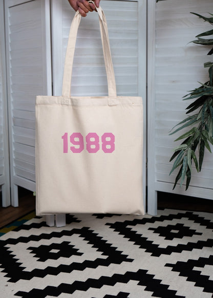 Personalised Year Tote Bag