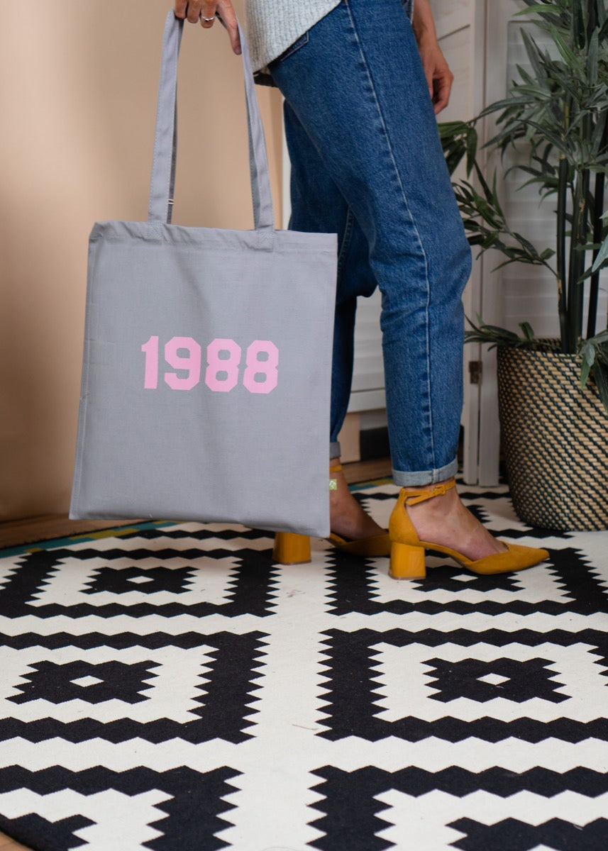 Personalised Year Tote Bag