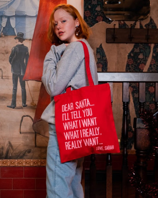 I'll Tell You What I Want Christmas Tote Bag