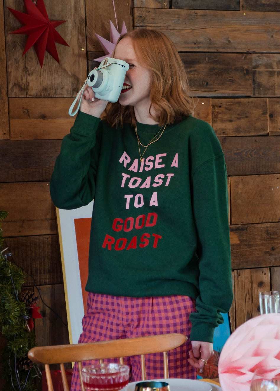 Raise a Toast to a Good Roast Christmas Jumper