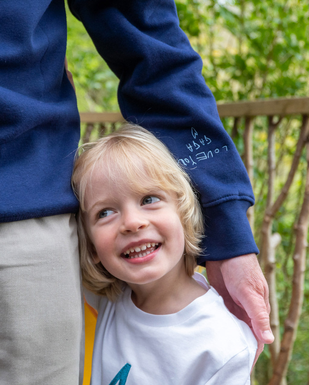 Personalised Handwriting Cuff Sweatshirt