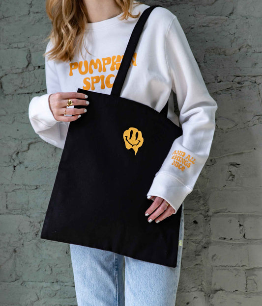 Smiley Halloween Tote Bag